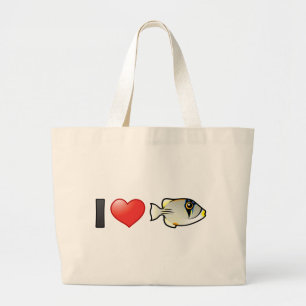 Bolso De Tela Gigante Me encanta el Picasofish árabe