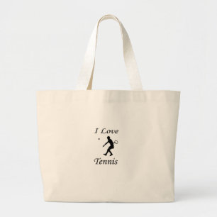 Bolso De Tela Gigante Me encanta el tenis