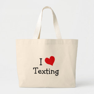 Bolso De Tela Gigante Me Encanta Los Textos