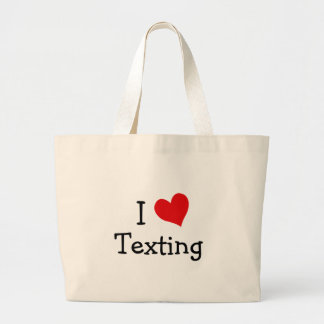 Bolso De Tela Gigante Me Encanta Los Textos