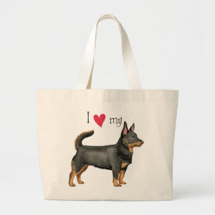 Bolso De Tela Gigante Me encanta mi Heeler de Lancashire