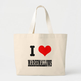 Bolso De Tela Gigante Me encantan (amo) las malvaviscos