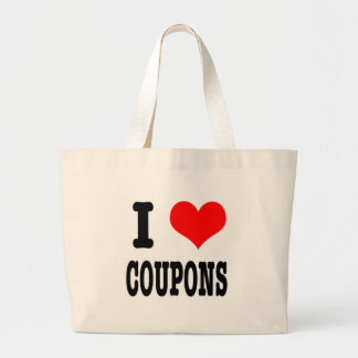 Bolso De Tela Gigante Me encantan (amo) los cupones
