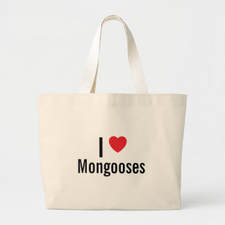 Bolso De Tela Gigante Me encantan los mongostas