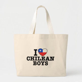 Bolso De Tela Gigante Me encantan los niños chilenos