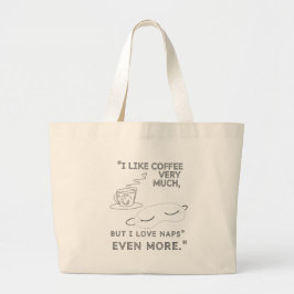 BOLSO DE TELA GIGANTE ME GUSTA MUCHO EL CAFÉ