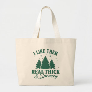 Bolso De Tela Gigante Me gustan los Navidades gruesos y espinosos.