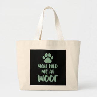 Bolso De Tela Gigante Me Tenías En Woof Woof