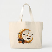 Media Luna Vintage de Halloween