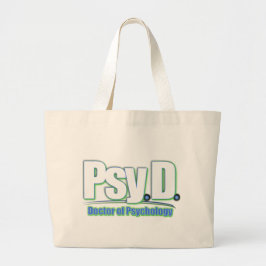 Bolso De Tela Gigante Médica DE PSICOLOGÍA PsyD LOGO2