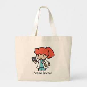 Bolso De Tela Gigante Médico futuro - chica