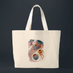Bolso De Tela Gigante Medusas de Haeckel<br><div class="desc">Ilustracion de Haeckel del vintage de diversos tipos de medusas</div>
