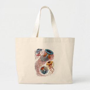 Bolso De Tela Gigante Medusas de Haeckel