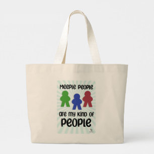 Bolso De Tela Gigante Meeple People Epic Fun Board Game Motto