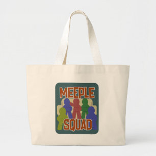 Bolso De Tela Gigante Meeple Squad Fun Boardgame Night Slogan