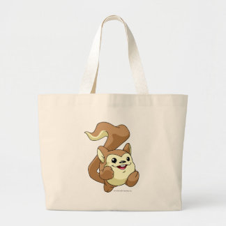 Bolso De Tela Gigante Meerca Brown