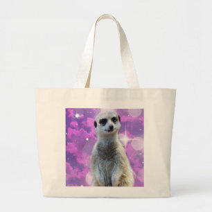 Bolso De Tela Gigante Meerkat Con Esparkle,