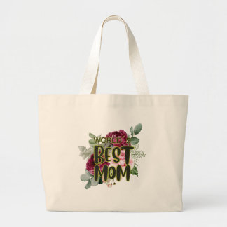 Bolso De Tela Gigante Mejor Día de la Madre Botánica