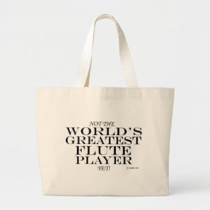 Bolso De Tela Gigante Mejor Flautista Hasta Ahora