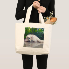 Bolso De Tela Gigante Mejor gato bizco