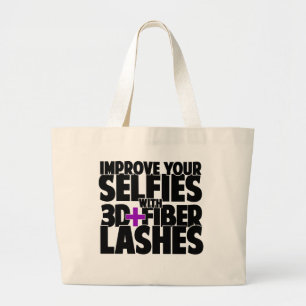 Bolso De Tela Gigante Mejore sus selfies con 3d + Latigazos de la fibra