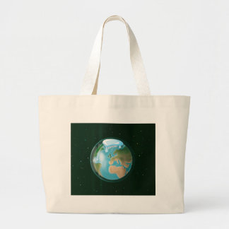 Bolso De Tela Gigante Melting Ice Caps on Planet Earth
