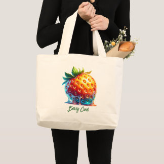 Bolso De Tela Gigante Melting Strawberry-Berry CoolTote Bag