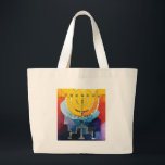 Bolso De Tela Gigante Menorah<br><div class="desc">Plantilla de bolsa</div>