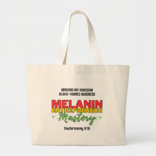 Bolso De Tela Gigante Mentalidad de mi MASTERÍA de negocios de propiedad