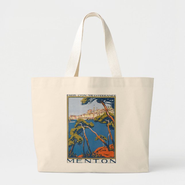 Bolso De Tela Gigante Menton (Frente)