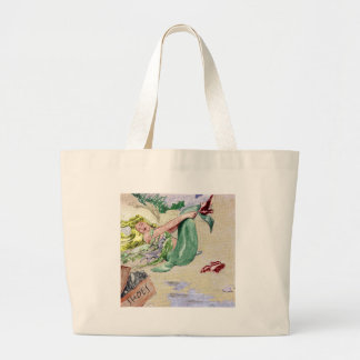 Bolso De Tela Gigante Mercancía de la sirena del vintage