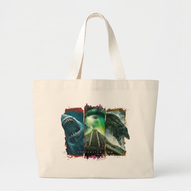 Bolso De Tela Gigante Mercancía enorme de la fan del tote el | Steve (Frente)