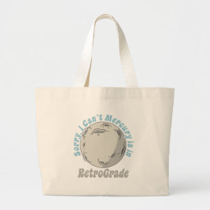 Bolso De Tela Gigante Mercurio retrógrado divertido