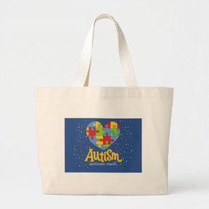 Bolso De Tela Gigante mes de concienciación sobre el autismo