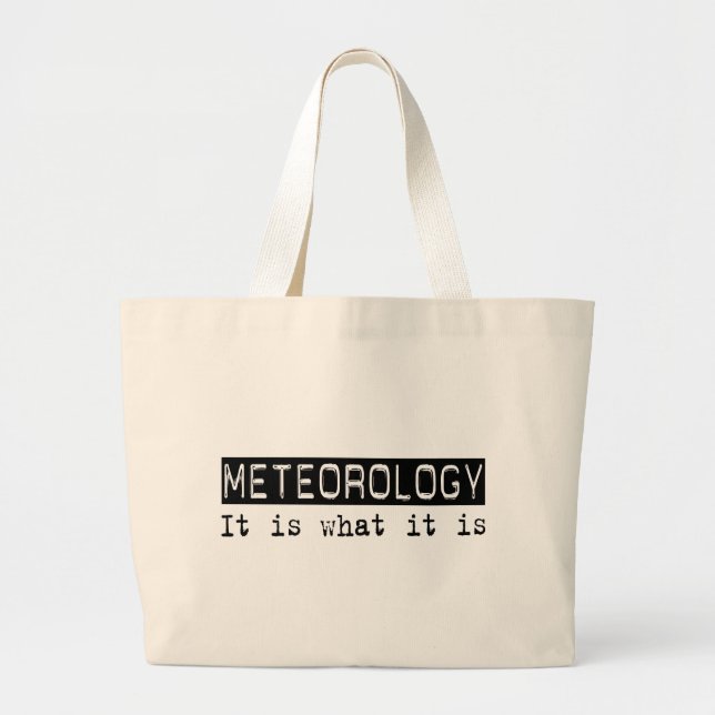 Bolso De Tela Gigante Meteorología es (Frente)