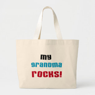 Bolso De Tela Gigante Mi abuela roca camisetas y regalos