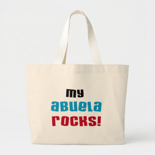 Bolso De Tela Gigante Mi Abuela Rocca camisetas y regalos