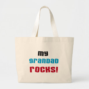 Bolso De Tela Gigante Mi abuelo roca camisetas y regalos