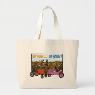 BOLSO DE TELA GIGANTE ¿"MI GRANJA O LA SUYA? "