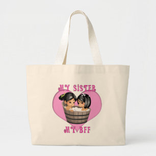 Bolso De Tela Gigante Mi hermana MI BFF Bath