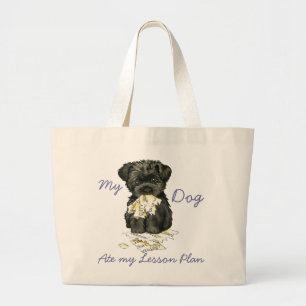 Bolso De Tela Gigante Mi plan de clases de Affenpinscher Ate