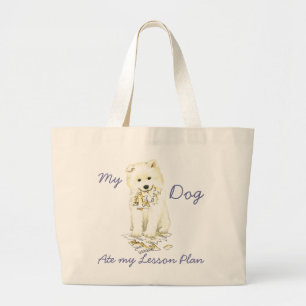 Bolso De Tela Gigante Mi plan de clases de Ate Samoyed