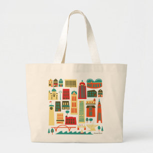 Bolso De Tela Gigante Mi tote justo de Milwaukee