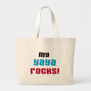 Bolso De Tela Gigante Mi yaya sacude a camisetas y regalos