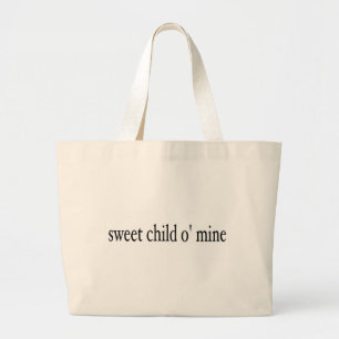 Bolso De Tela Gigante Mina dulce del niño O