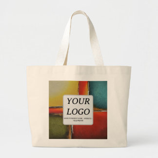 Bolso De Tela Gigante Minialismo Bloqueo de colores Promocional de empre