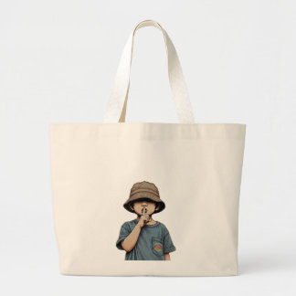 Bolso De Tela Gigante Minimalist Boy Illustration Tote Bag 