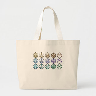 Bolso De Tela Gigante Minimalist Zen Buddhist Mudras Tote Bag
