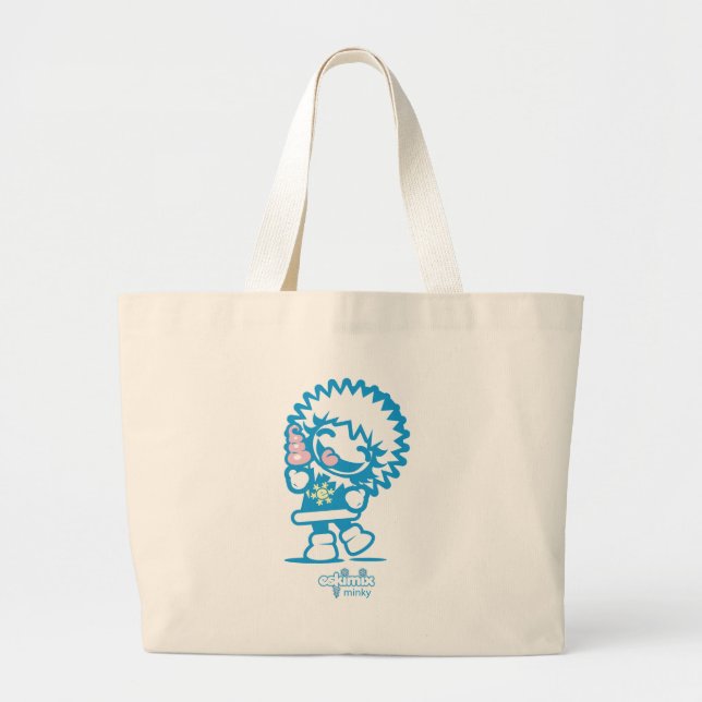 Bolso De Tela Gigante Minky (Frente)