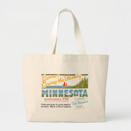 Bolso De Tela Gigante Minnesota - tierra de los lagos ten Thousand